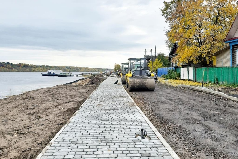 Завершается благоустройство Волжской набережной в Тутаеве