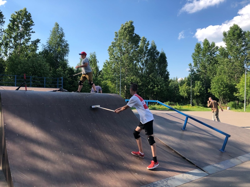 Скейтпарку быть - чистым