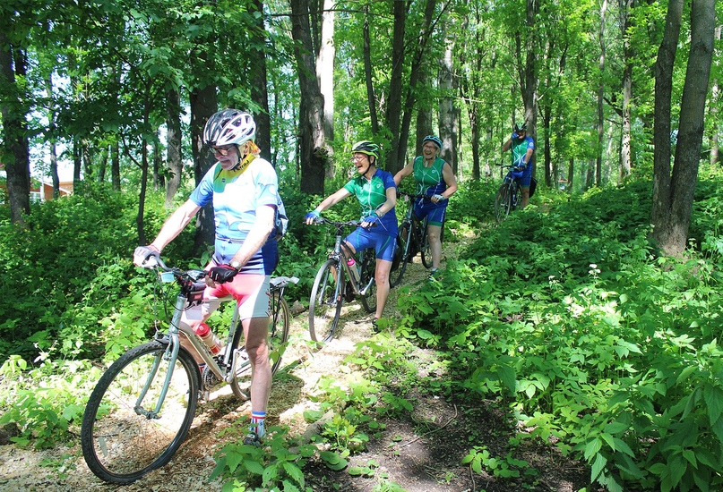 Французская федерация велотуризма побывала в левобережье Тутаева