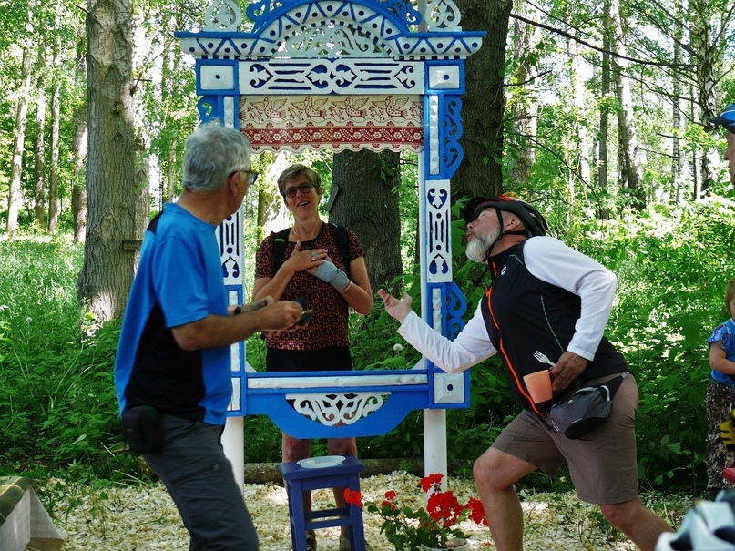 Французская федерация велотуризма побывала в левобережье Тутаева