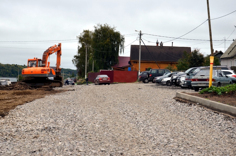 Работы на Волжской набережной продолжаются