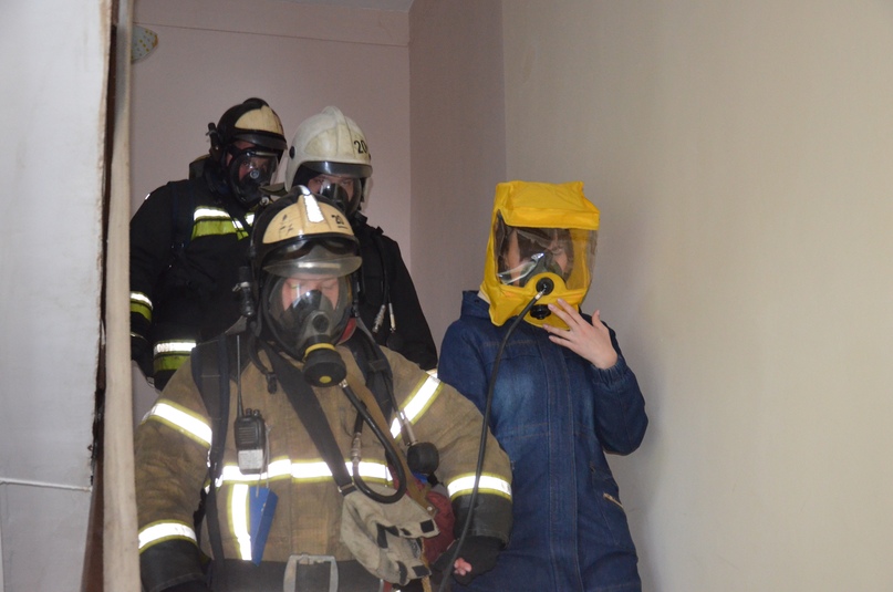 В администрации района прошли пожарно-спасательные учения