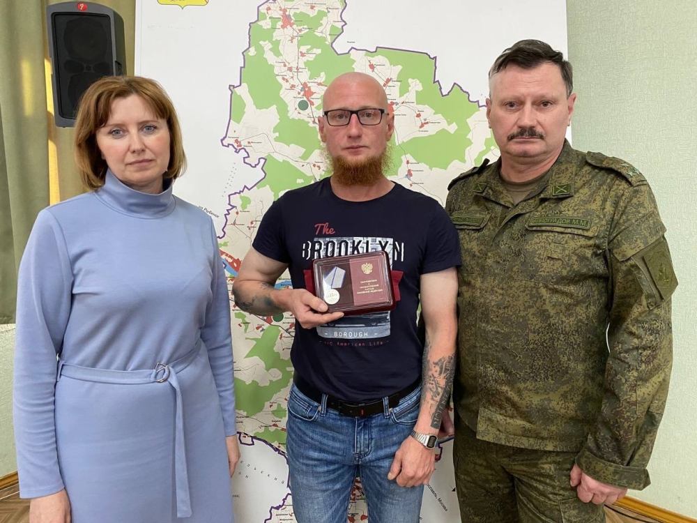 Тутаевцу вручили медаль «За отвагу»