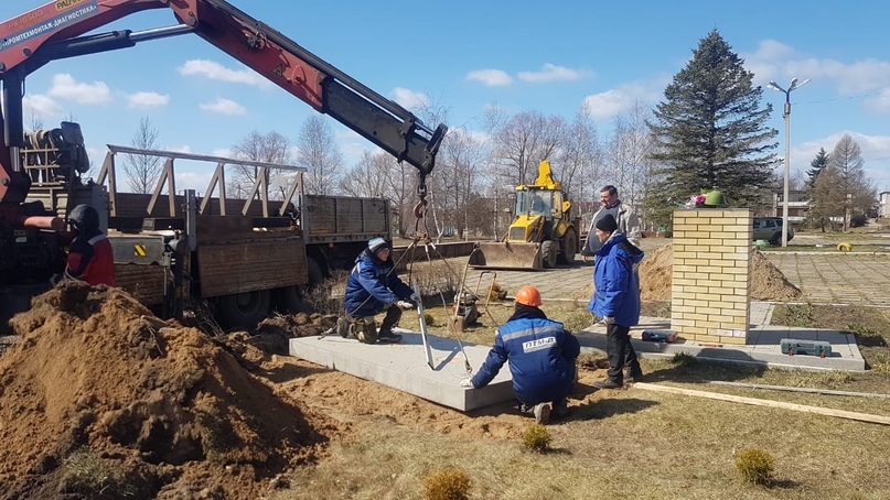 К 75-летию Победы: Обновление мемориала в Никульском