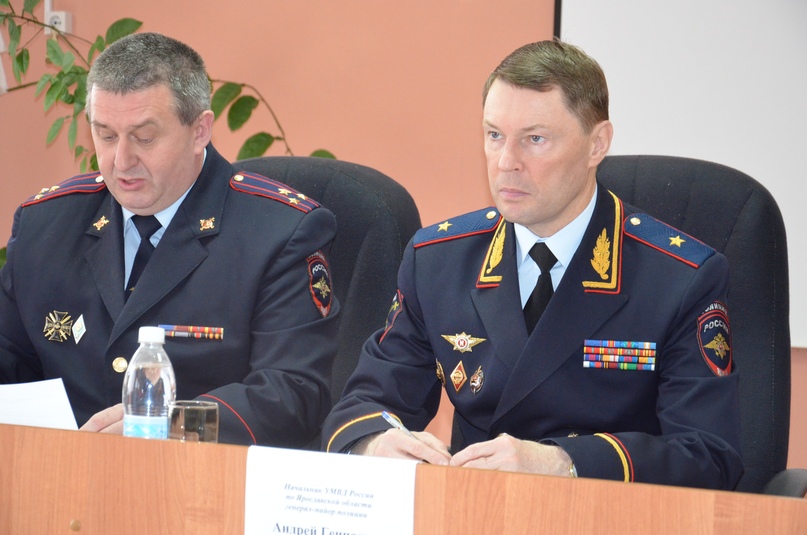 Тутаев посетил начальник УМВД России по Ярославской области генерал-майор полиции Андрей Липилин
