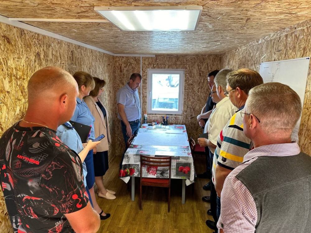 Регион, район и прокуратура контролируют ход выполнения работ по ремонту участка тепловых сетей