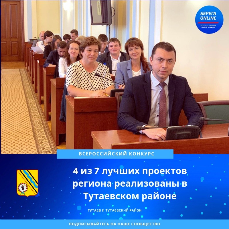 4 из 7 лучших проектов региона - из Тутаевского района
