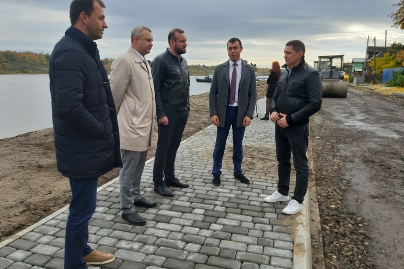 Завершается благоустройство Волжской набережной в Тутаеве