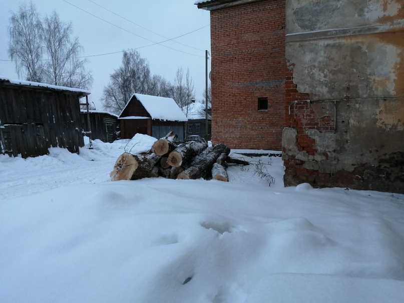 КАК РАЗ КСТАТИ!  В левобережной части города жители, которым требовались дрова, смогли получить их бесплатно от муниципального учреждения «Агентство по развитию Тутаевского района»