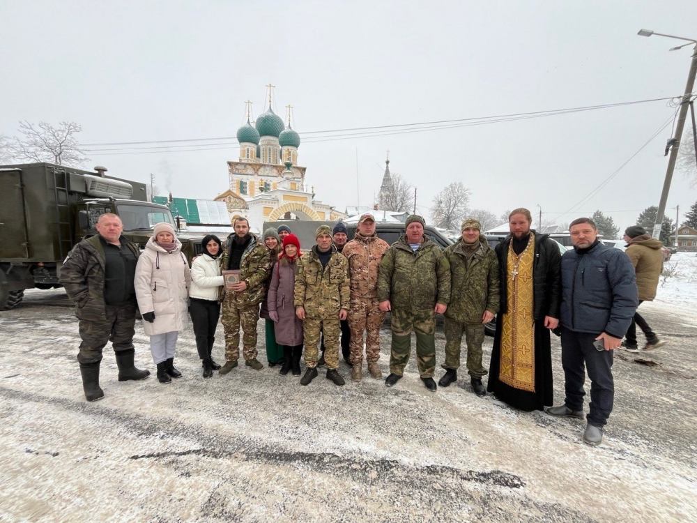 Конвой помощи и поддержки отправился из Тутаева в зону СВО