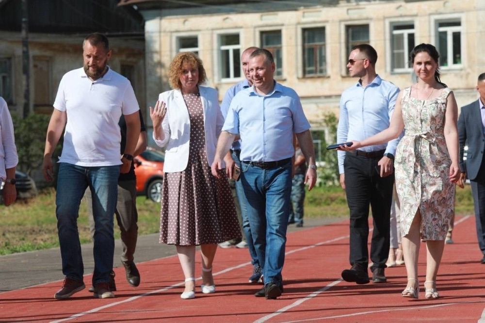 Визит губернатора Ярославской области в левобережную часть Тутаева