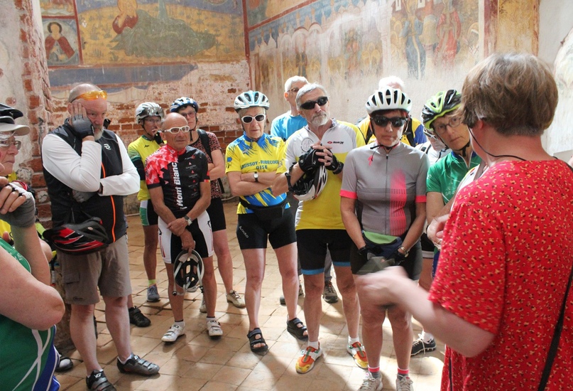 Французская федерация велотуризма побывала в левобережье Тутаева