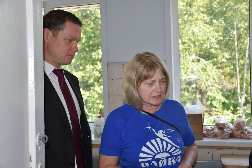 Зампред Правительства области Максим Авдеев посетил социально-оздоровительный центр "Чайка"