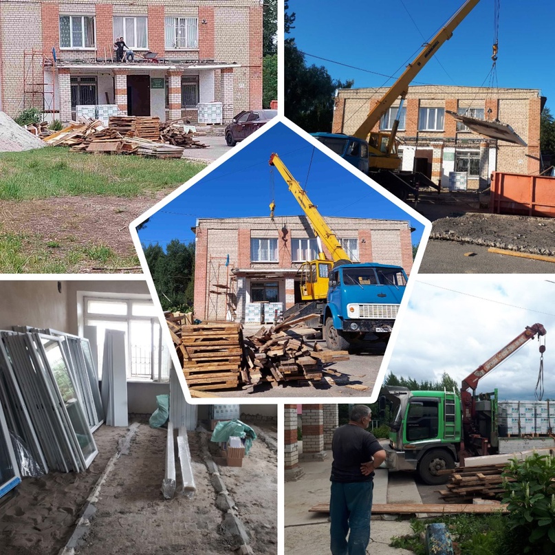 В Емишеве по национальному проекту «Культура» и федеральному проекту «Культурная среда» ремонтируется Дом культуры 