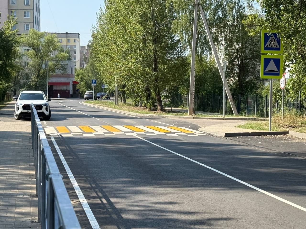 В Тутаеве завершили капитальный ремонт улицы Терешковой
