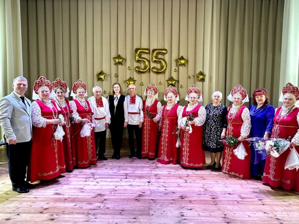 Фоминскому хору «Русская песня» исполнилось 55 лет!