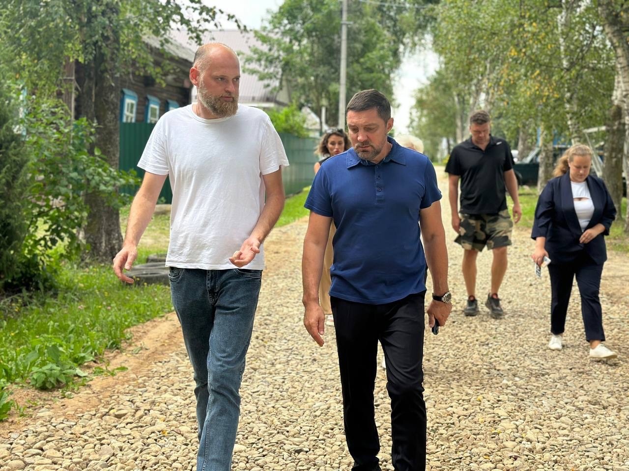 Ремонтируются дороги Рыково – Молявино и в деревне Борисовское