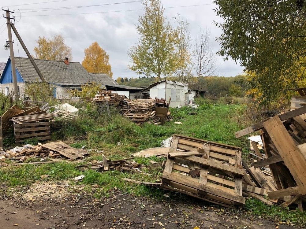 Выявлены захламления. Собственникам предъявлены претензии