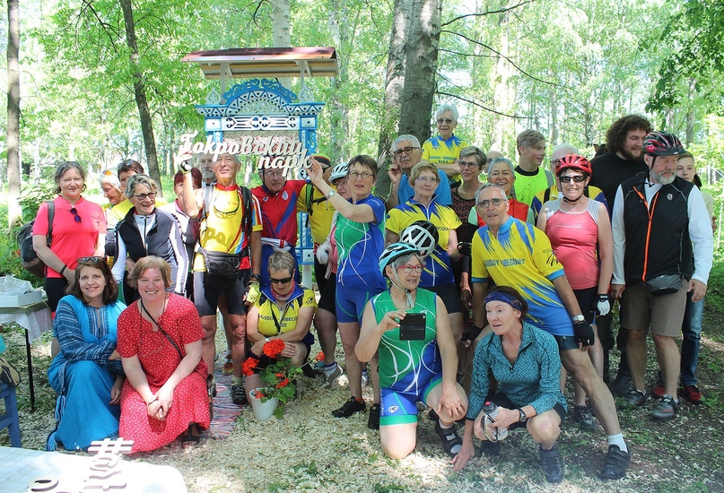 Французская федерация велотуризма побывала в левобережье Тутаева