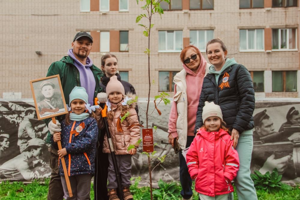 Тутаевцы высадили семейную Аллею Героев